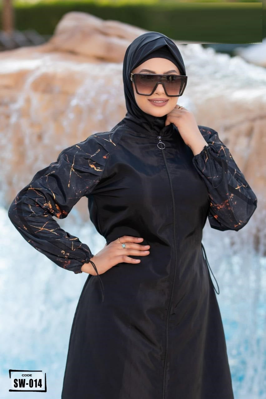 مايوه محجبات ووتر بروف أسود