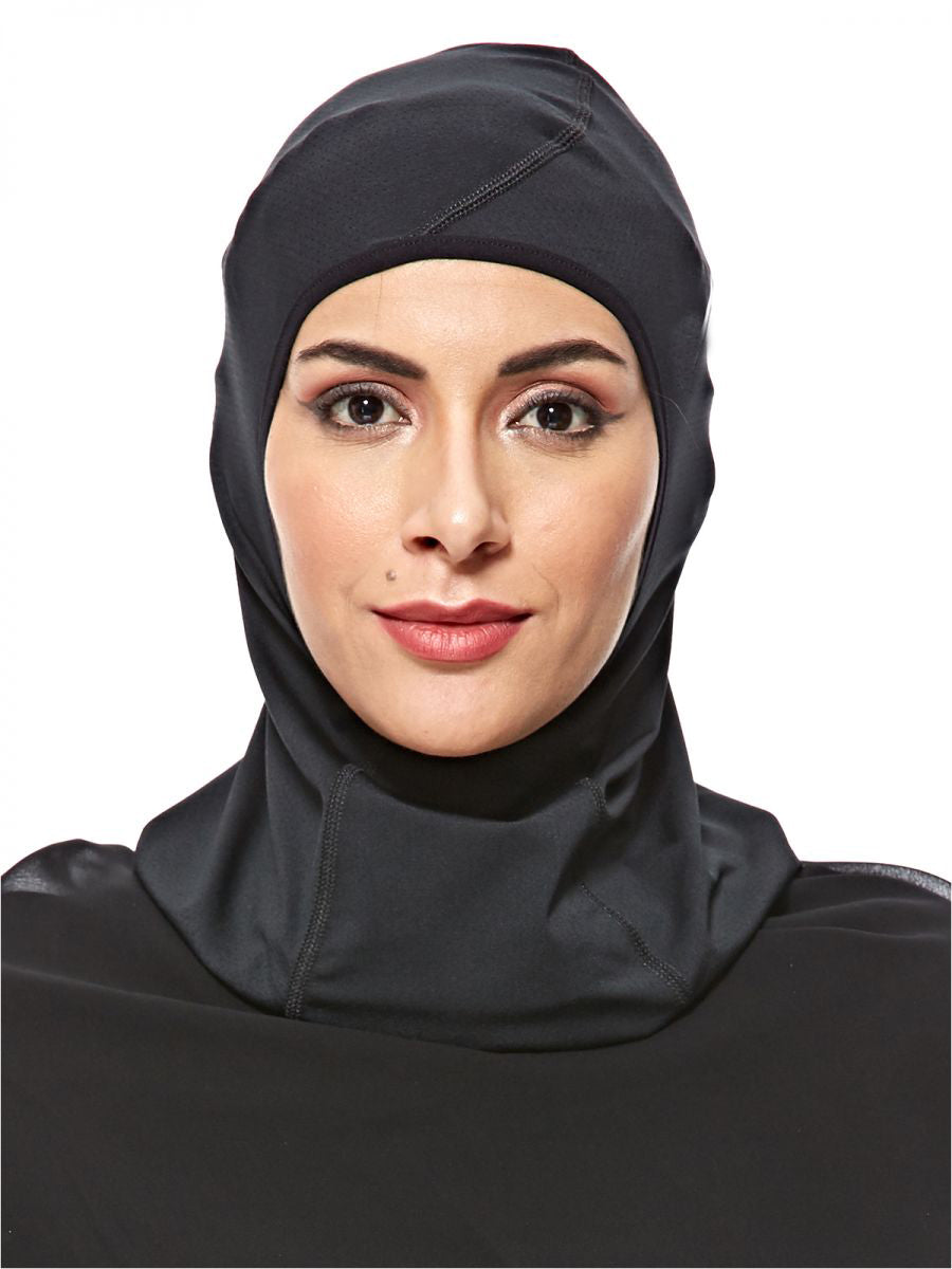 حجاب أسود مميز مقاس موحد